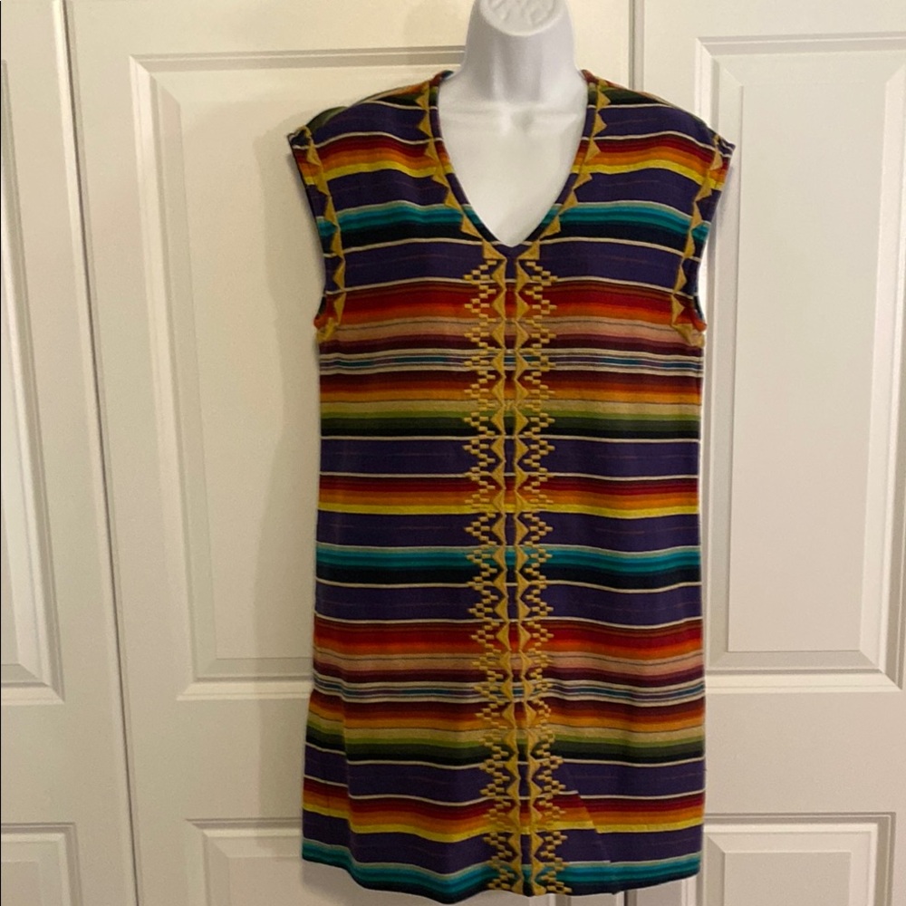 Ivy Jane Sarape Striped Mini Dress